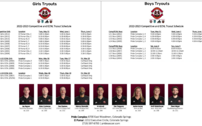 Competitive and ECNL Tryout Schedule